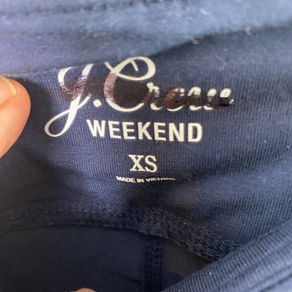 J.Crew Women's 7/8 Leggings in Single Stripe Navy Size XS AW158 - Picture 4 of 6